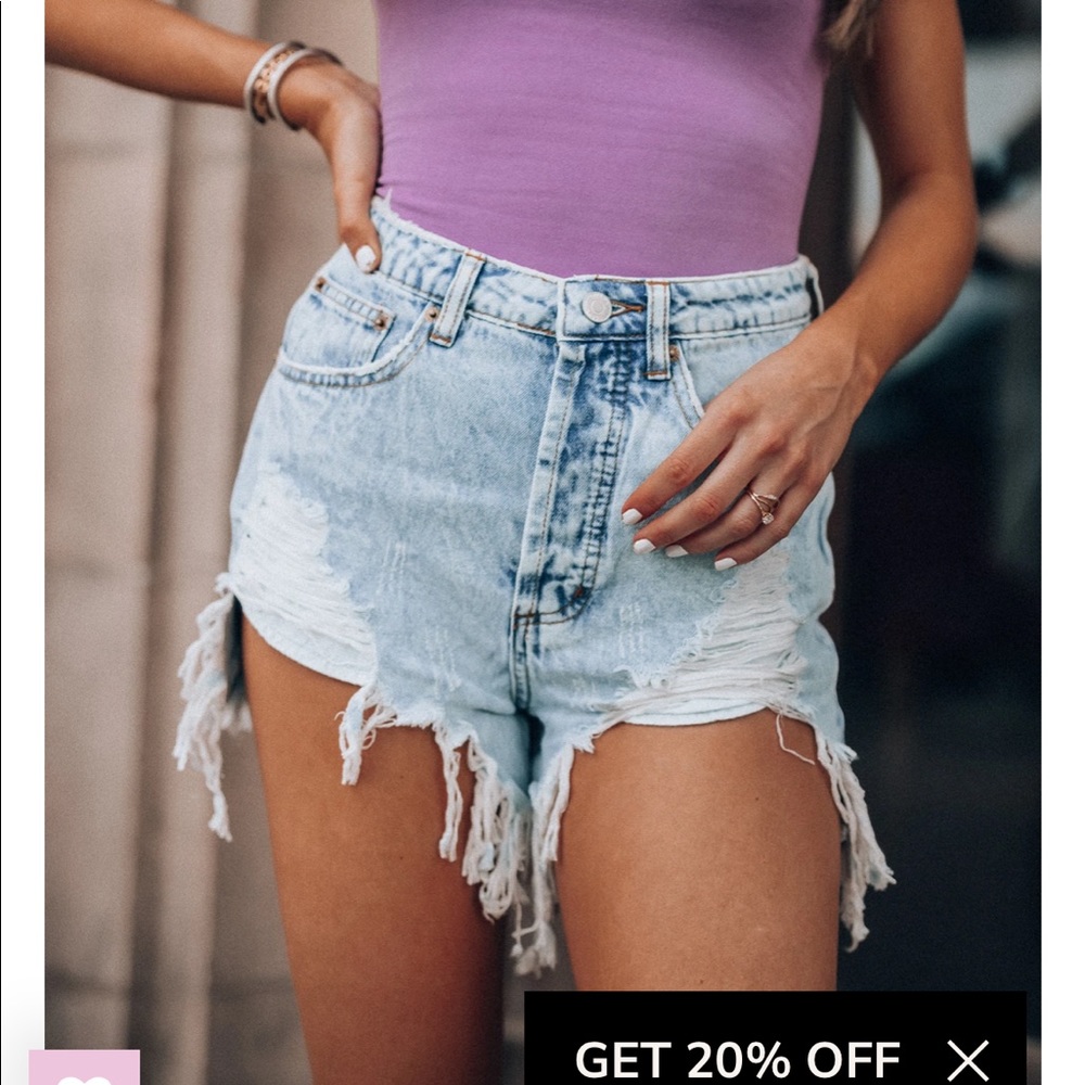 Southern Alternative Mystics Distressed Shorts, Size Small, NEW WITH TAGS